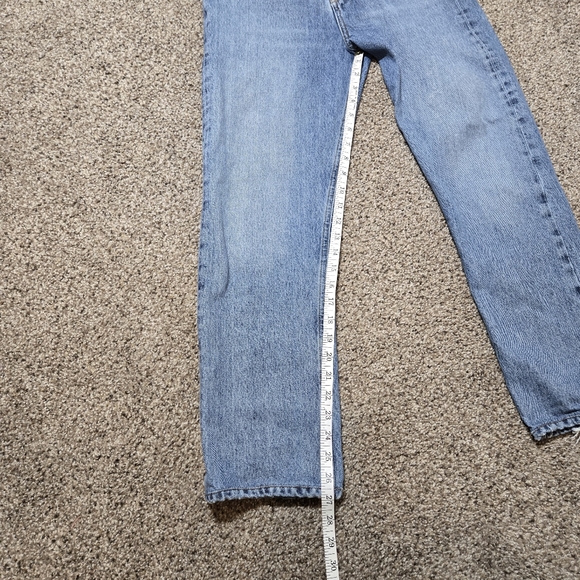 Agolde Women's Straight Leg Jeans - Light Blue - Picture 13 of 16